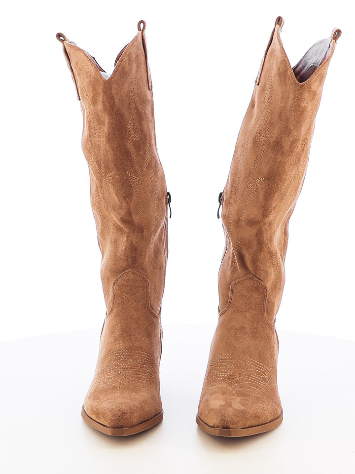 Stivali texani donna MINU H3W2058Y-49 CAM beige scuro | Costa Superstore