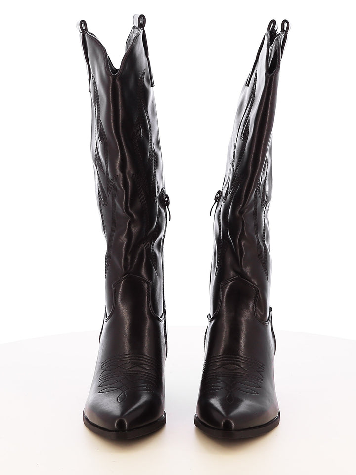 Stivali texani donna MINU H3W2058Y-49 PU nero | Costa Superstore