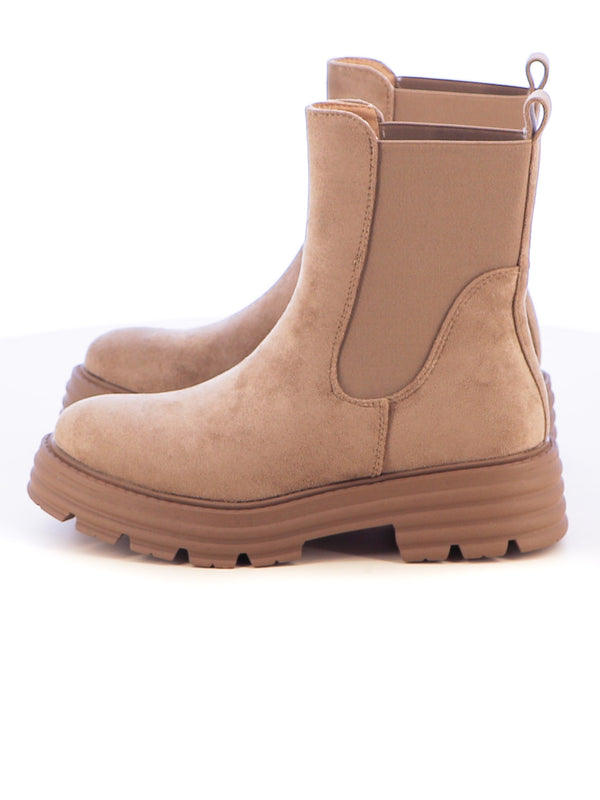 Stivaletti beatles donna MINU RQ23W 21 beige scuro | Costa Superstore