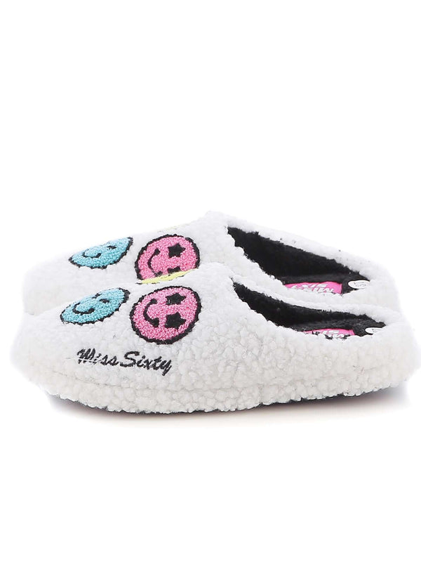Pantofole donna MISS SIXTY 3052 bianco | Costa Superstore