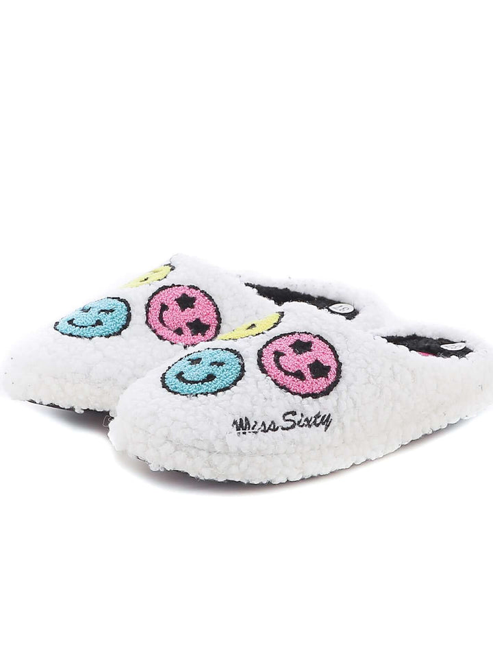 Pantofole donna MISS SIXTY 3052 bianco | Costa Superstore