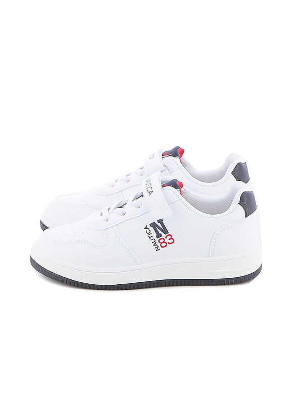 Sneakers con strappi bambino NAUTICA NTB426F51 bianco blu | Costa Superstore