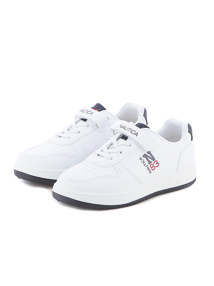 Sneakers con strappi bambino NAUTICA NTB426F51 bianco blu | Costa Superstore