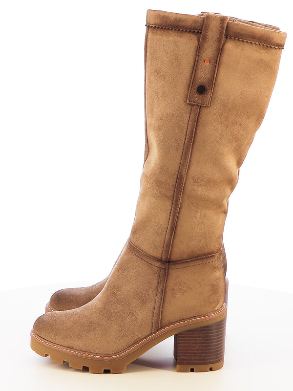 Stivali alti donna REFRESH 172123 beige scuro | Costa Superstore