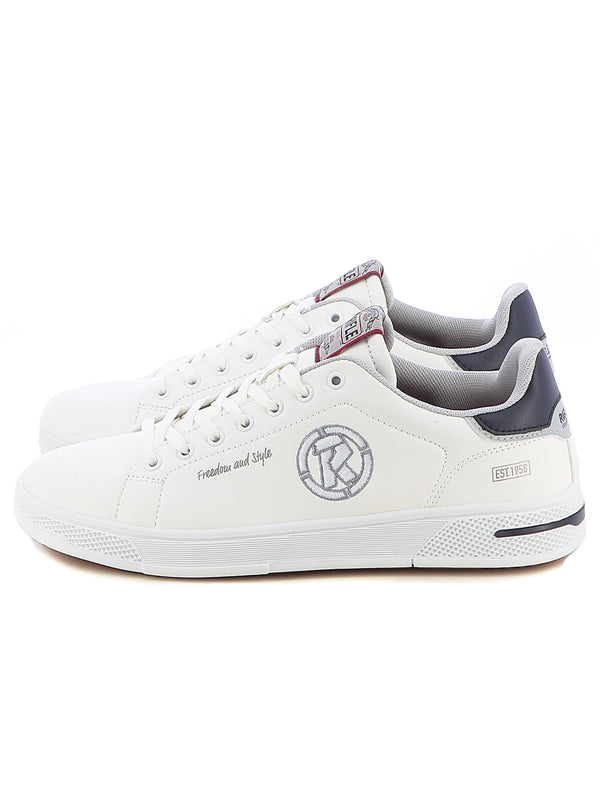 Sneakers stringate uomo RIFLE RFM424H45 bianco | Costa Superstore