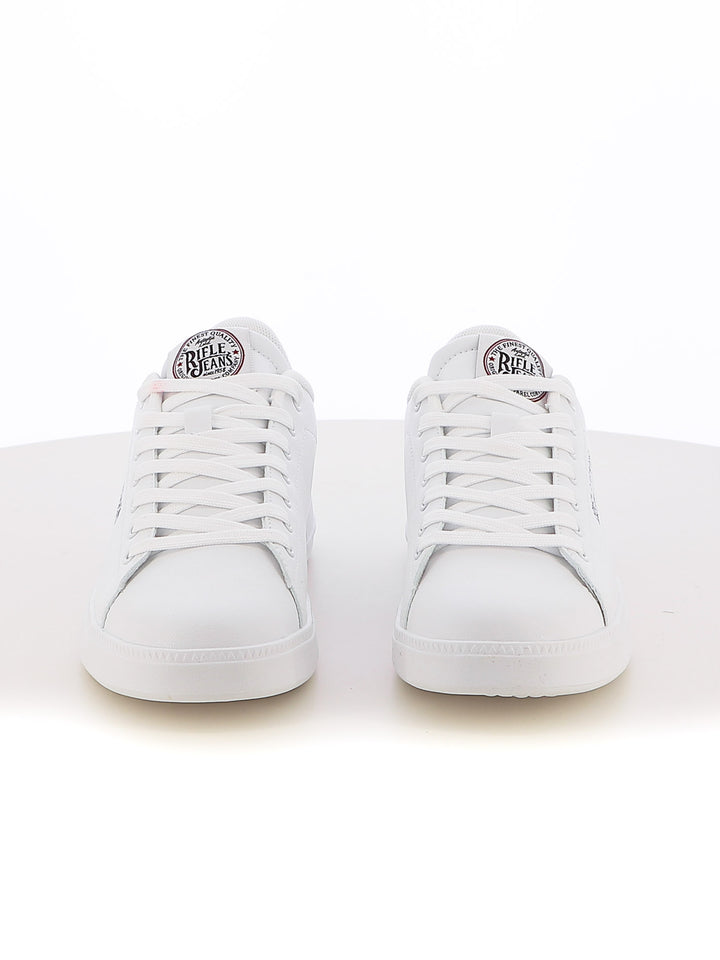 Sneakers stringate uomo RIFLE RFM424H90 bianco verde | Costa Superstore