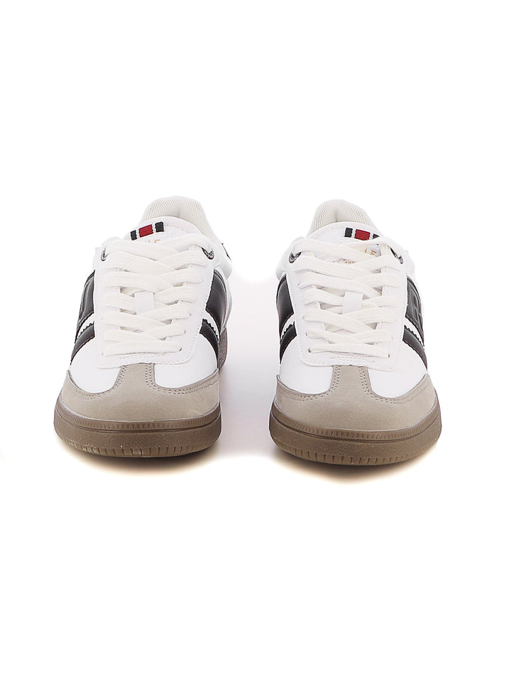 Sneakers stringate donna RIFLE RFW426H00 bianco nero | Costa Superstore