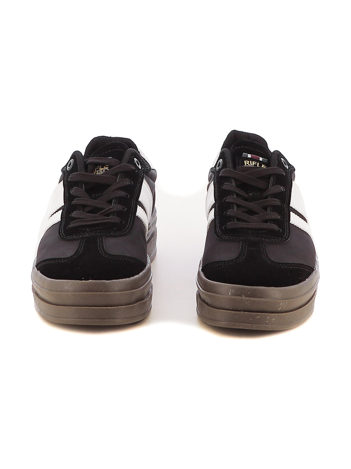 Sneakers stringate donna RIFLE RFW426H05 nero | Costa Superstore