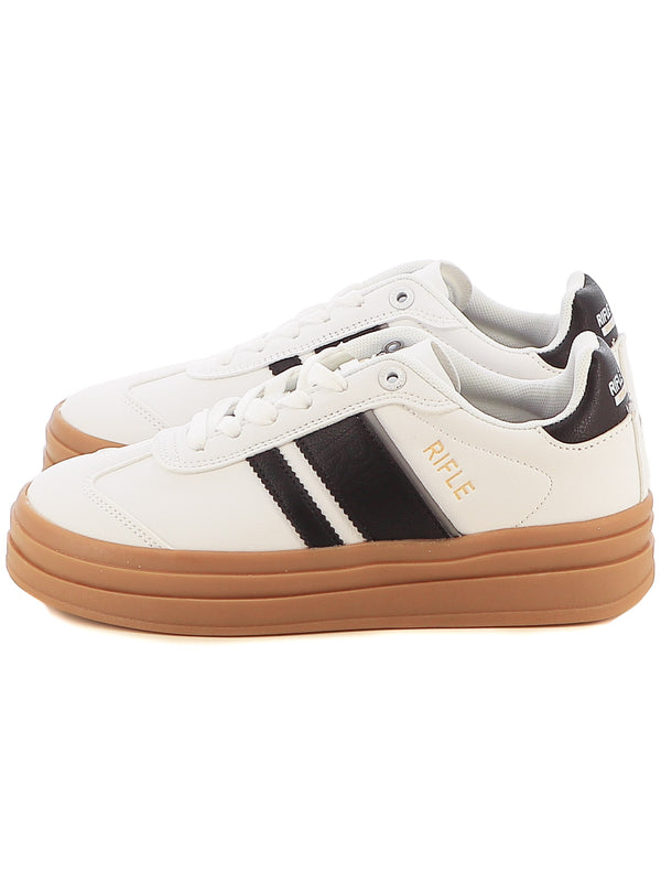 Sneakers stringate donna RIFLE RFW426H05 bianco | Costa Superstore