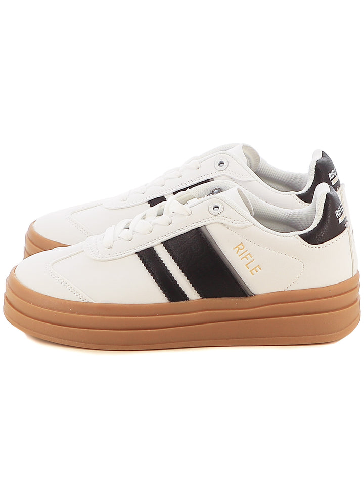 Sneakers stringate donna RIFLE RFW426H05 bianco | Costa Superstore