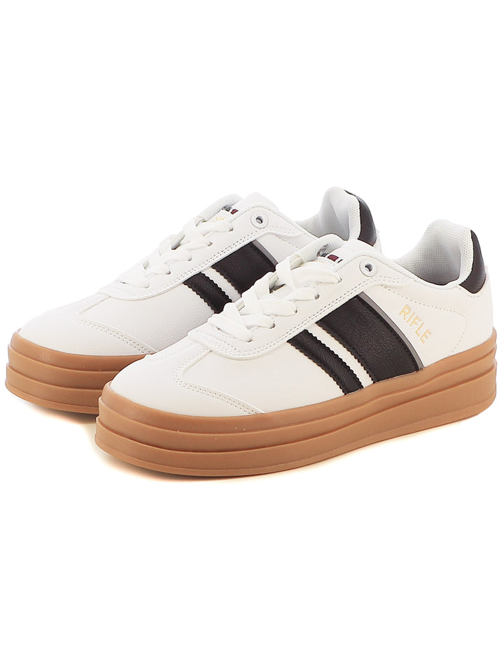 Sneakers stringate donna RIFLE RFW426H05 bianco | Costa Superstore