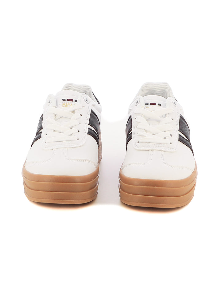 Sneakers stringate donna RIFLE RFW426H05 bianco | Costa Superstore
