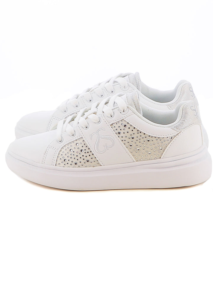 Sneakers stringate donna SOPRANI COUTURE SCW424P97 bianco | Costa Superstore
