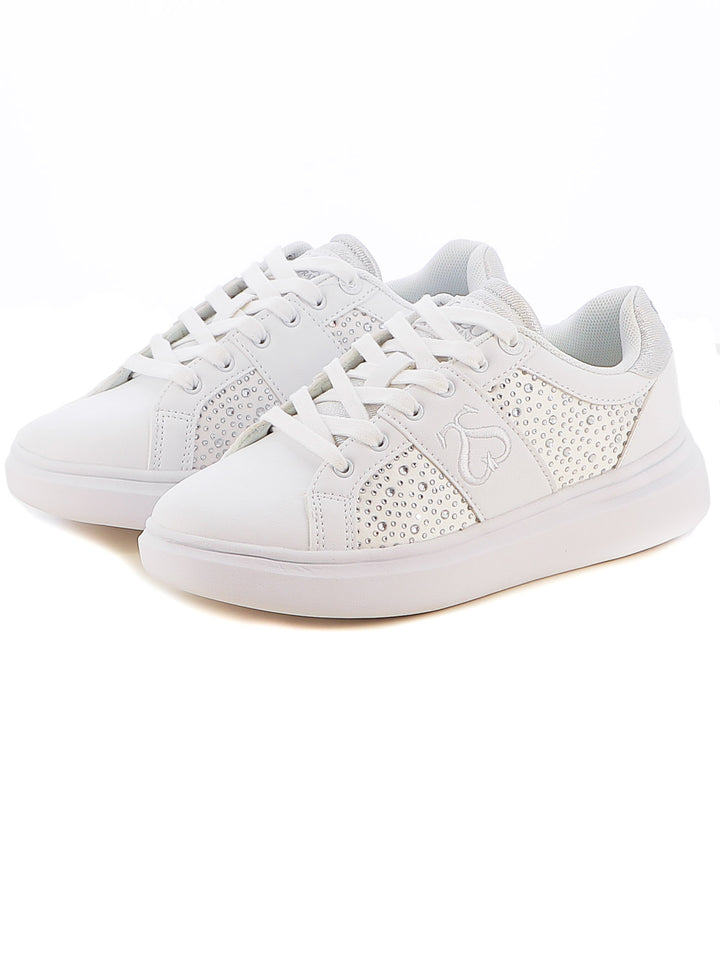 Sneakers stringate donna SOPRANI COUTURE SCW424P97 bianco | Costa Superstore