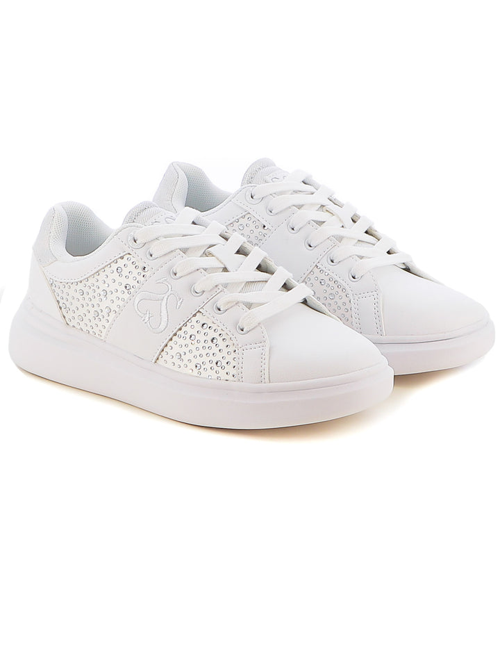 Sneakers stringate donna SOPRANI COUTURE SCW424P97 bianco | Costa Superstore