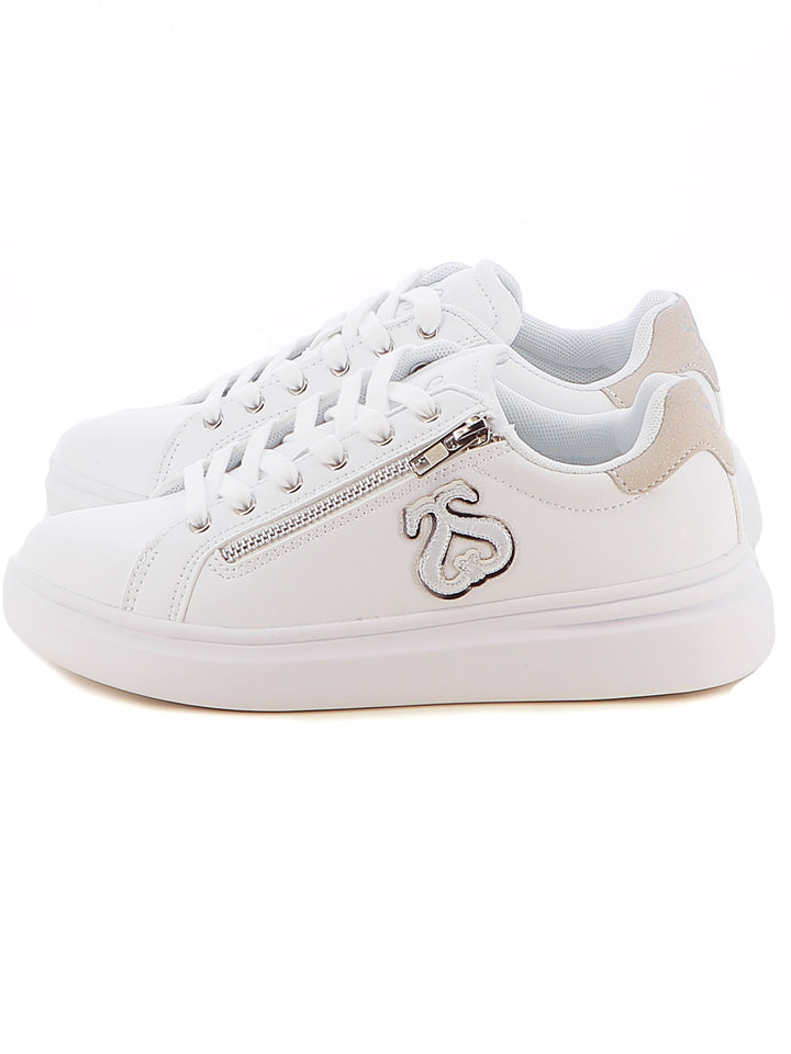 Sneakers stringate donna SOPRANI COUTURE SCW424P98 bianco | Costa Superstore