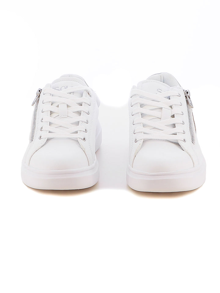 Sneakers stringate donna SOPRANI COUTURE SCW424P98 bianco | Costa Superstore