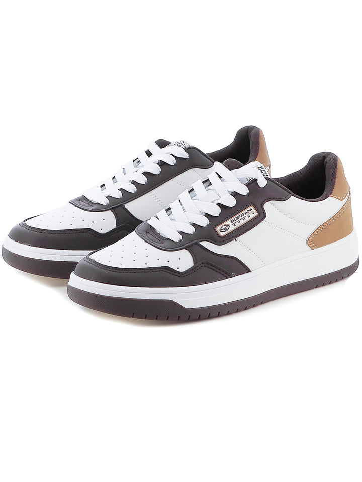 Sneakers stringate uomo SOPRANI SPORT SPM427R15 bianco nero | Costa Superstore