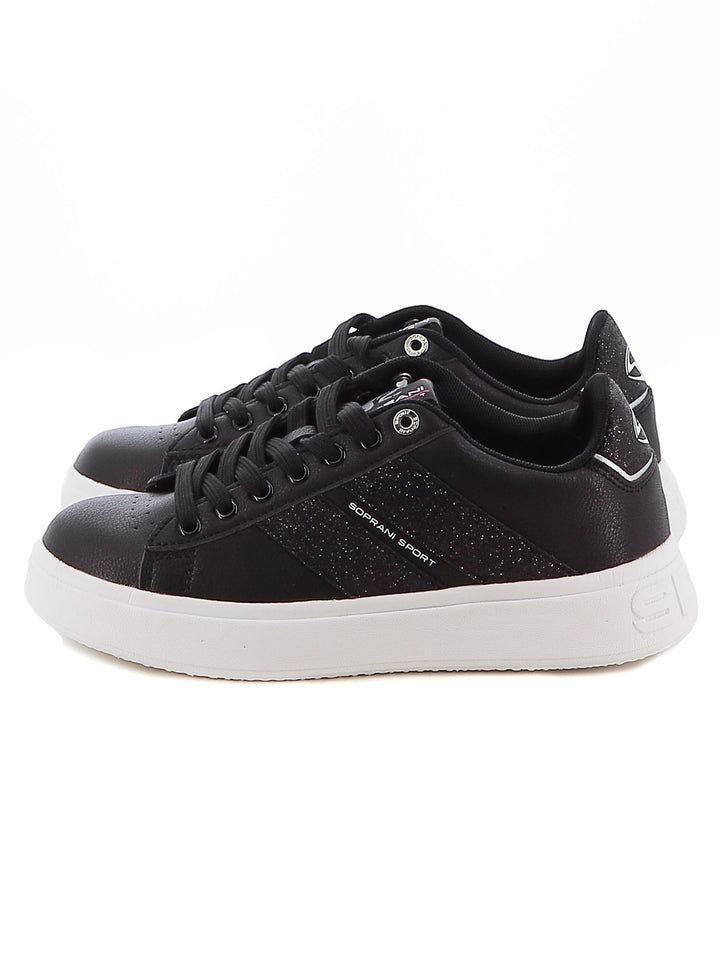 Sneakers stringate donna SOPRANI SPORT SPW424R21 nero | Costa Superstore