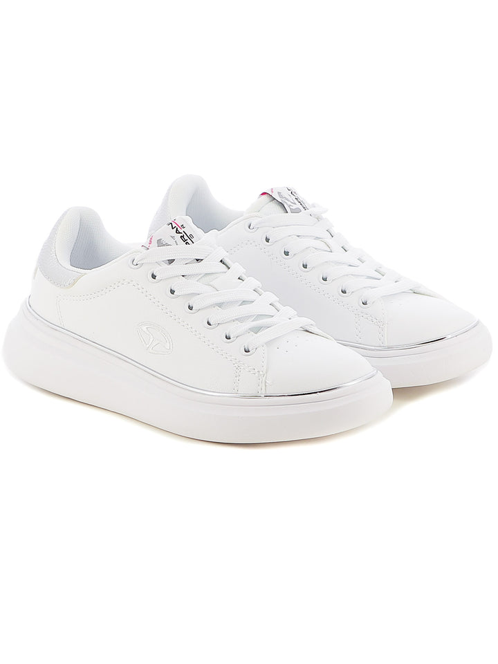 Sneakers stringate donna SOPRANI SPORT SPW428R02 bianco | Costa Superstore