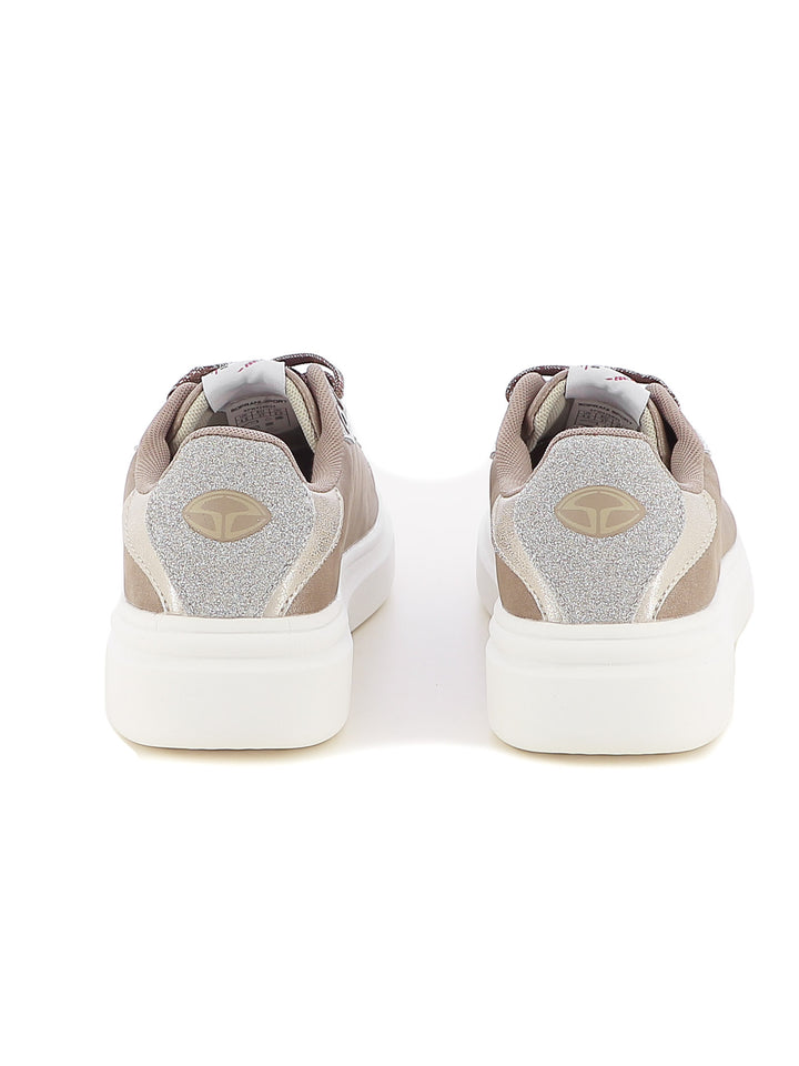 Sneakers stringate donna SOPRANI SPORT SPW428R04 beige scuro | Costa Superstore
