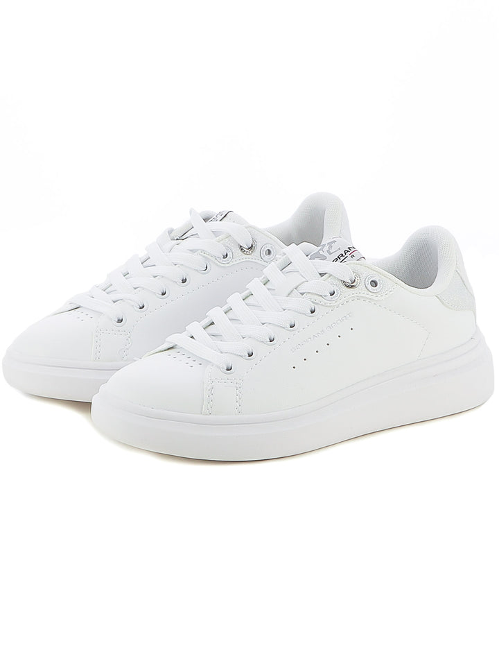 Sneakers stringate donna SOPRANI SPORT SPW428R04 bianco | Costa Superstore
