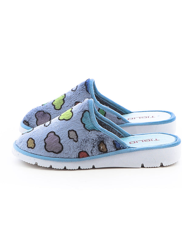Pantofole donna TIGLIO 2576 blu | Costa Superstore