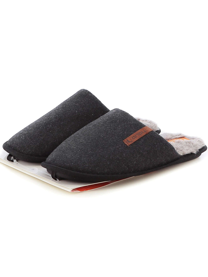 Pantofole uomo TIGLIO HOME 11107 grigio scuro | Costa Superstore