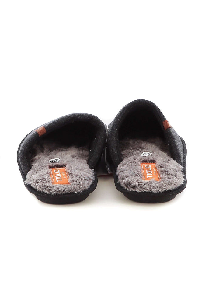 Pantofole uomo TIGLIO HOME 11107 grigio scuro | Costa Superstore
