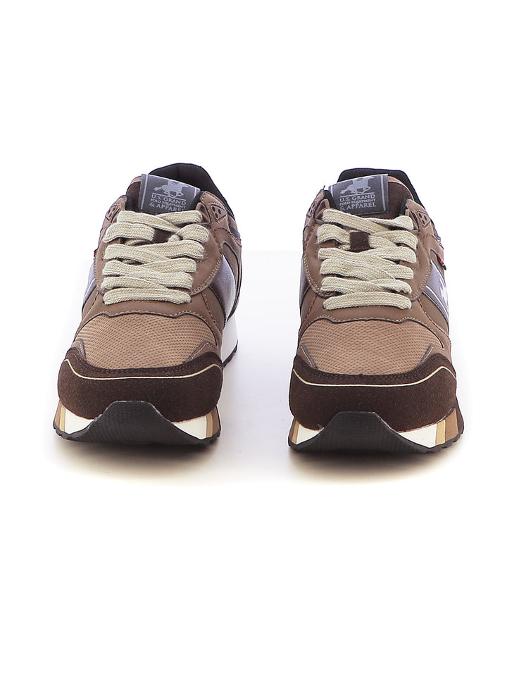 Sneakers stringate uomo US GRAND POLO GPM423300 marrone | Costa Superstore