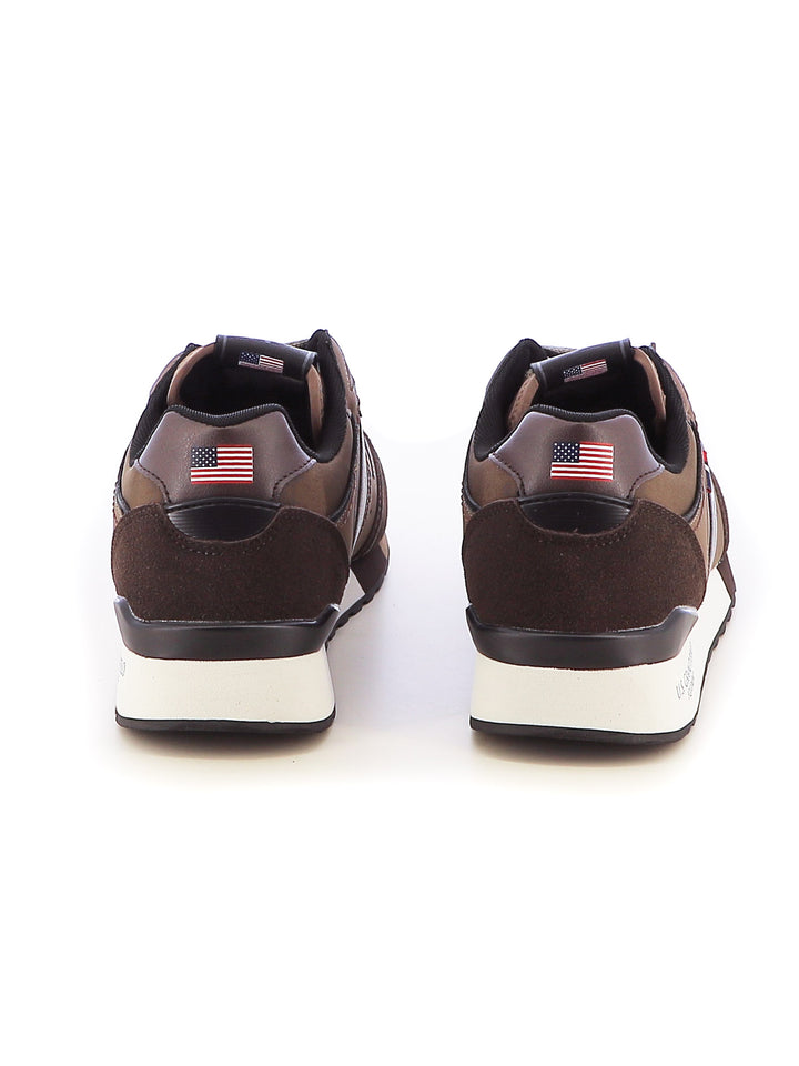 Sneakers stringate uomo US GRAND POLO GPM423300 marrone | Costa Superstore