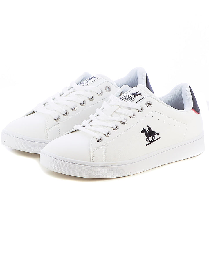 Sneakers stringate uomo US GRAND POLO GPM424000 bianco nero | Costa Superstore