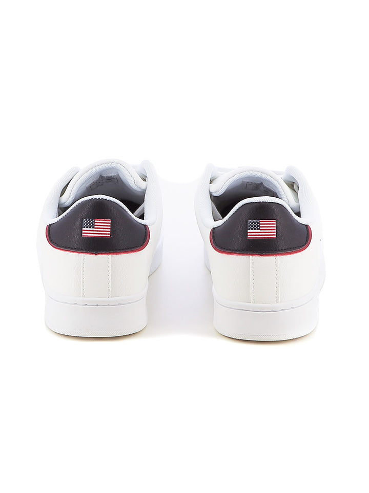 Sneakers stringate uomo US GRAND POLO GPM424000 bianco nero | Costa Superstore