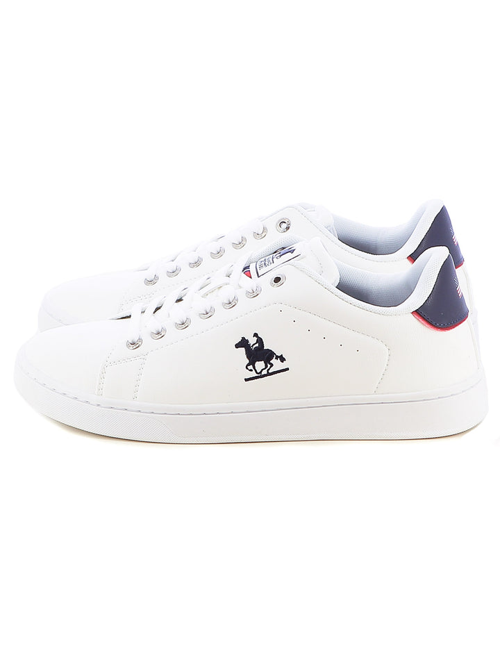Sneakers stringate uomo US GRAND POLO GPM424000 bianco blu | Costa Superstore
