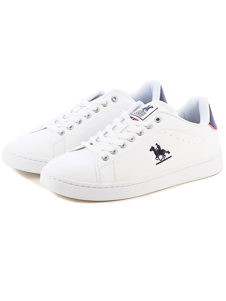 Sneakers stringate uomo US GRAND POLO GPM424000 bianco blu | Costa Superstore