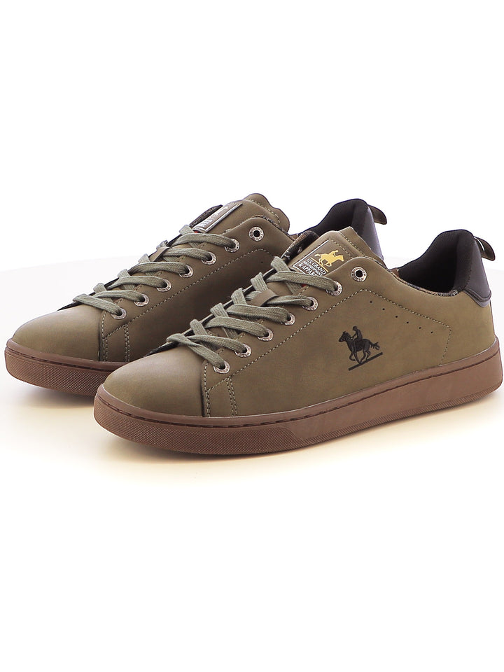 Sneakers stringate uomo US GRAND POLO GPM424001 verde scuro | Costa Superstore