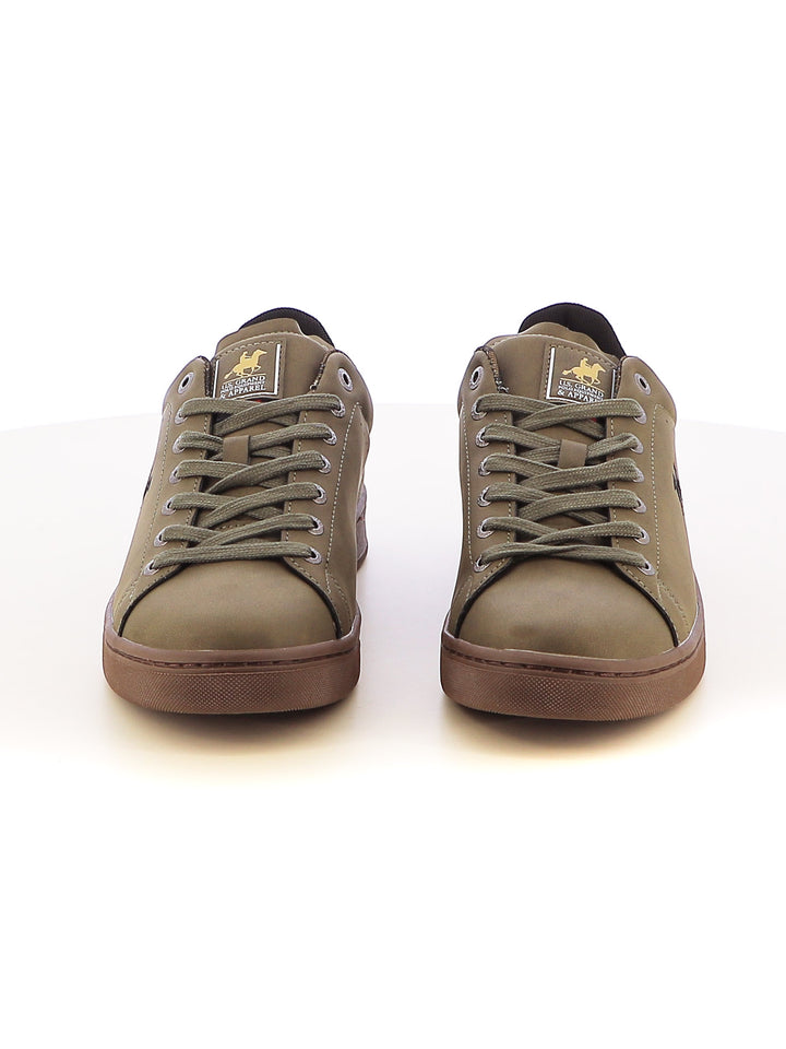 Sneakers stringate uomo US GRAND POLO GPM424001 verde scuro | Costa Superstore
