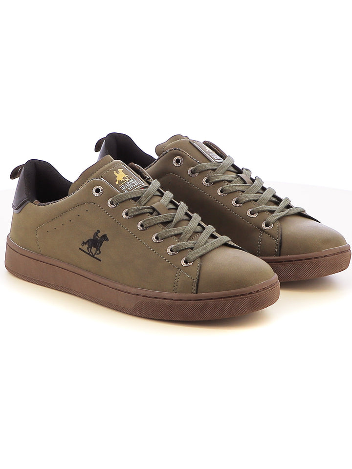 Sneakers stringate uomo US GRAND POLO GPM424001 verde scuro | Costa Superstore