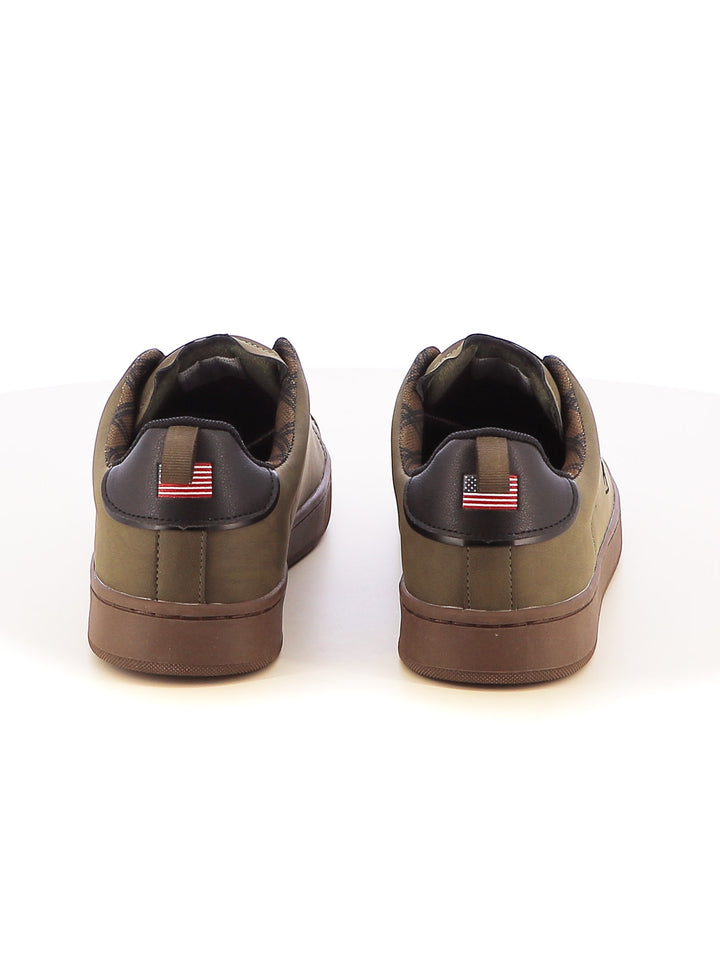 Sneakers stringate uomo US GRAND POLO GPM424001 verde scuro | Costa Superstore