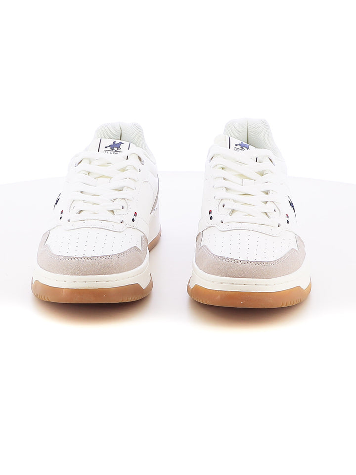 Sneakers stringate uomo US GRAND POLO GPM424215 bianco blu | Costa Superstore