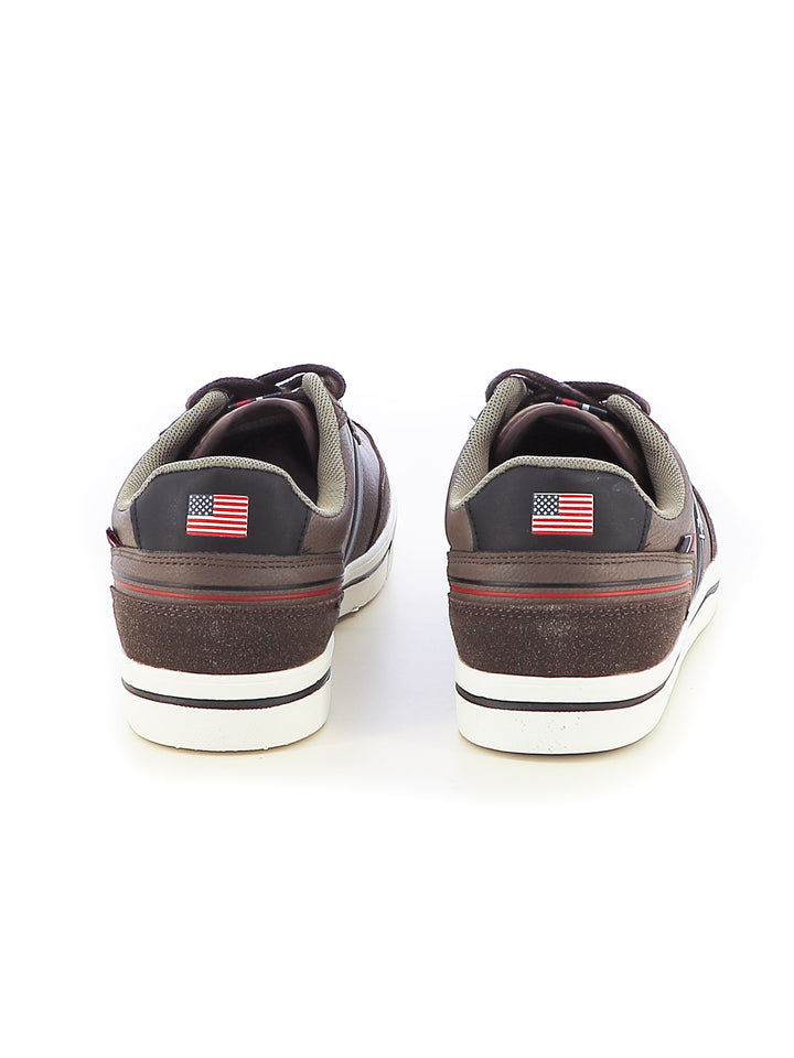 Sneakers stringate uomo US GRAND POLO GPM424606 marrone | Costa Superstore