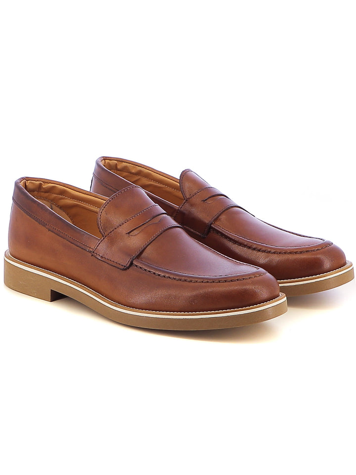 Mocassini eleganti uomo 1971 1200 PE cuoiocuoio | Costa Superstore