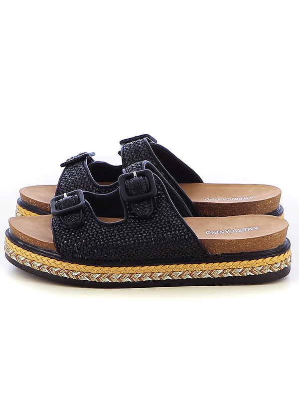 Ciabattine donna AMERICANINO AMW519X00 nero | Costa Superstore