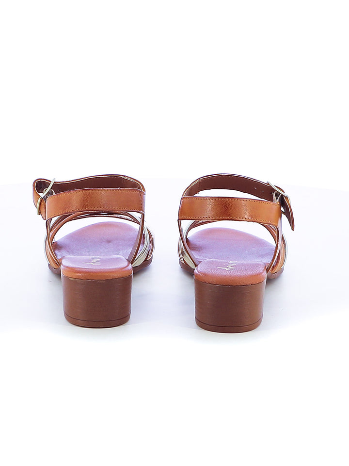 Sandali con cinturino donna ARIANNA 243205PC cuoio | Costa Superstore
