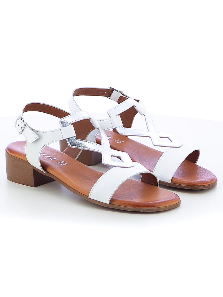Sandali con cinturino donna ARIANNA 244295PC bianco | Costa Superstore