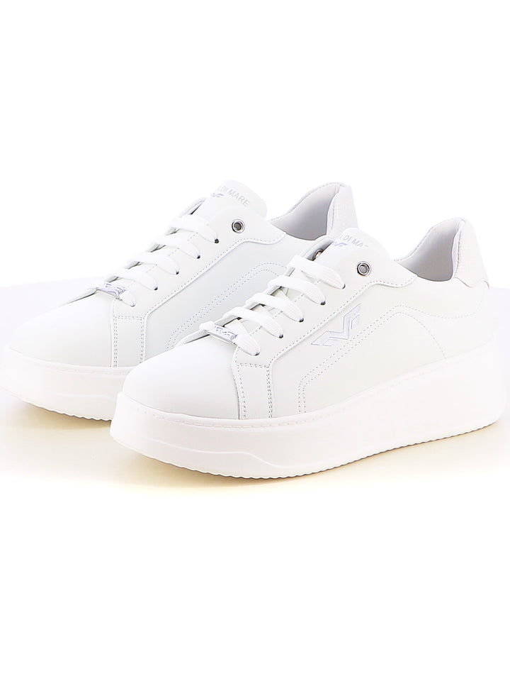 Sneakers stringate donna ARMATA DI MARE AMDS51H27 bianco argento | Costa Superstore