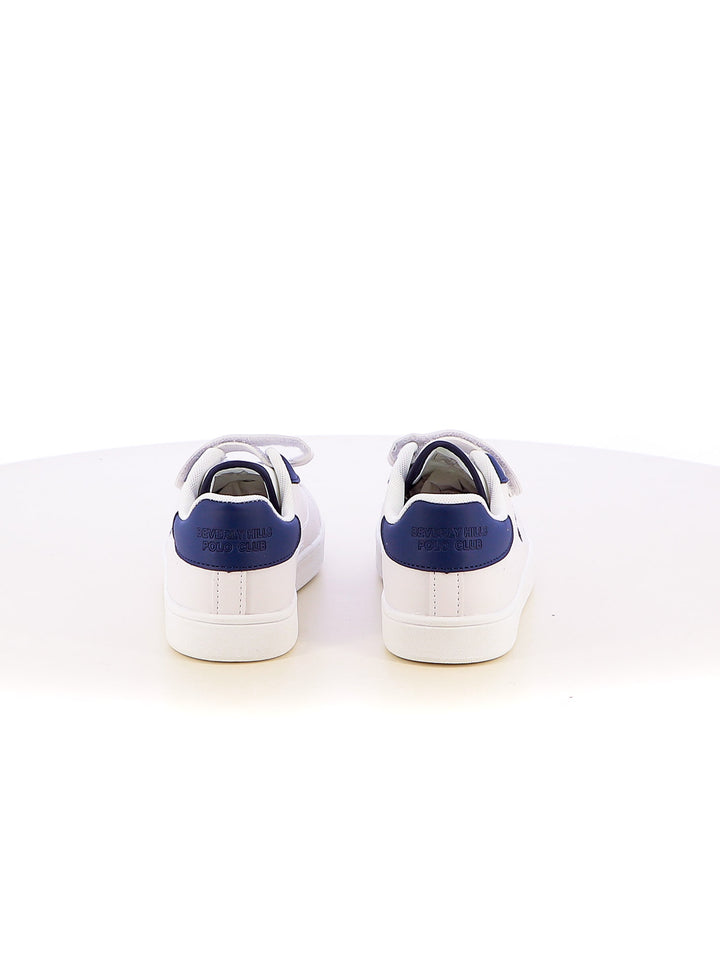 Sneakers stringate bambino BH POLO CLUB BHK514010 bianco blu | Costa Superstore