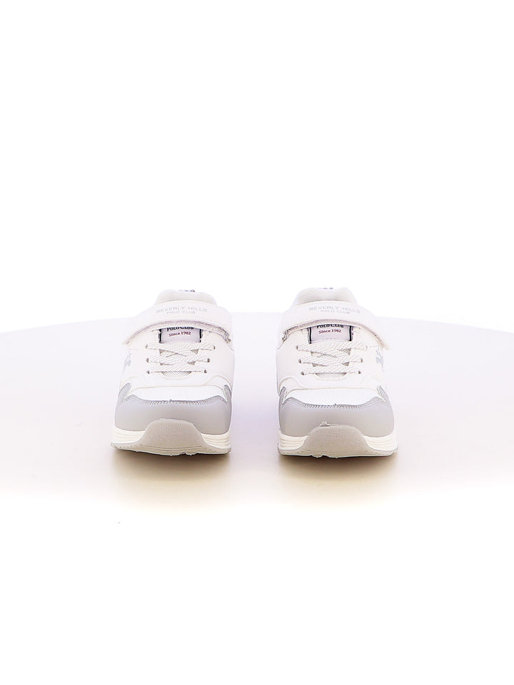 Sneakers stringate bambino BH POLO CLUB BHK517001 bianco grigio | Costa Superstore