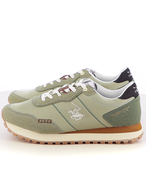 Sneakers stringate uomo BH POLO CLUB BHM513000 verde scuro | Costa Superstore