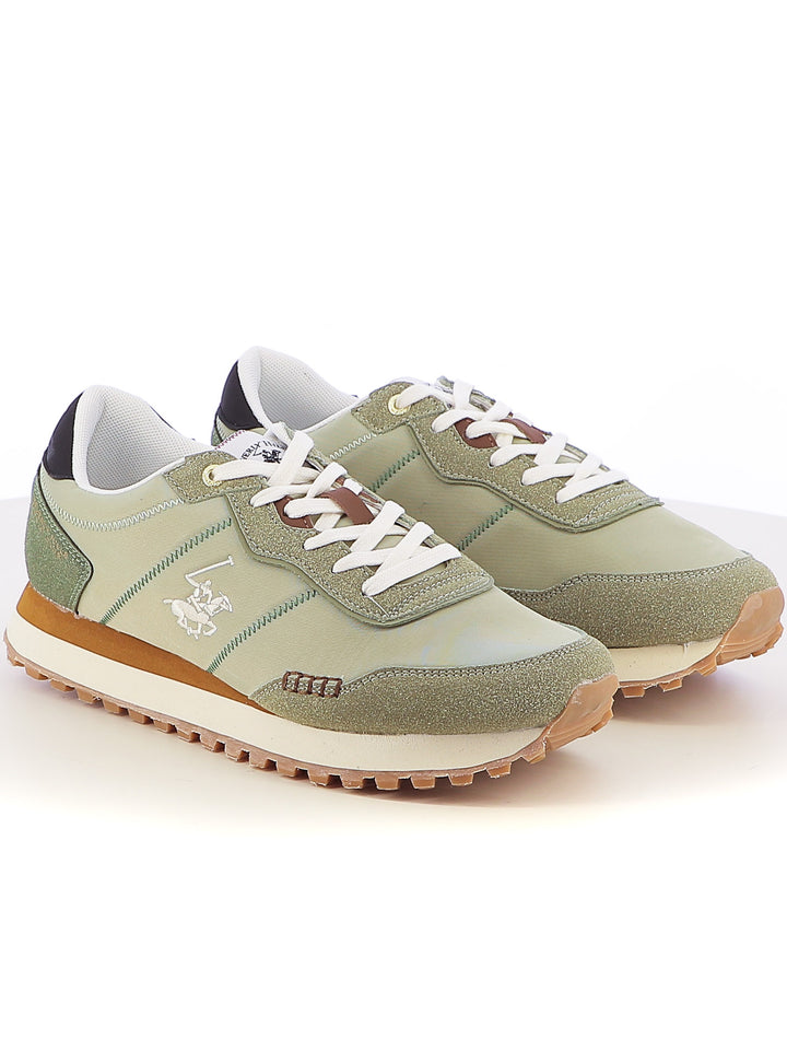 Sneakers stringate uomo BH POLO CLUB BHM513000 verde scuro | Costa Superstore